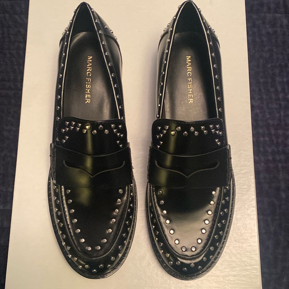 March Fisher black loafers